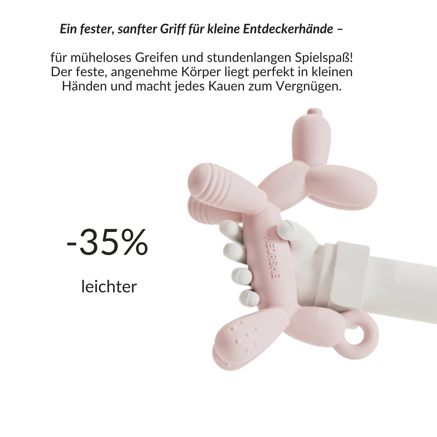 Puppy Teether (Pink)