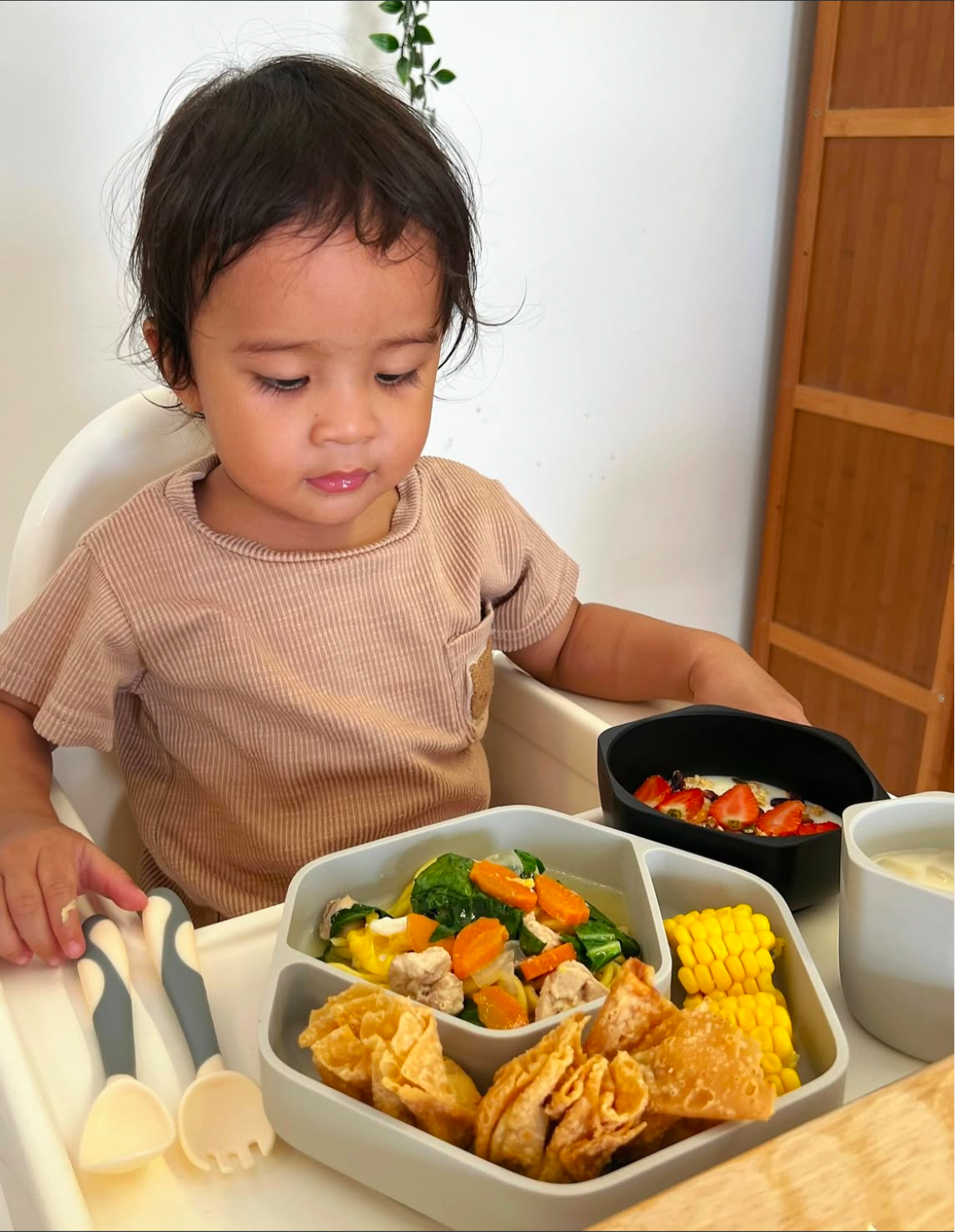 Toddler Feeding Set (Gray)