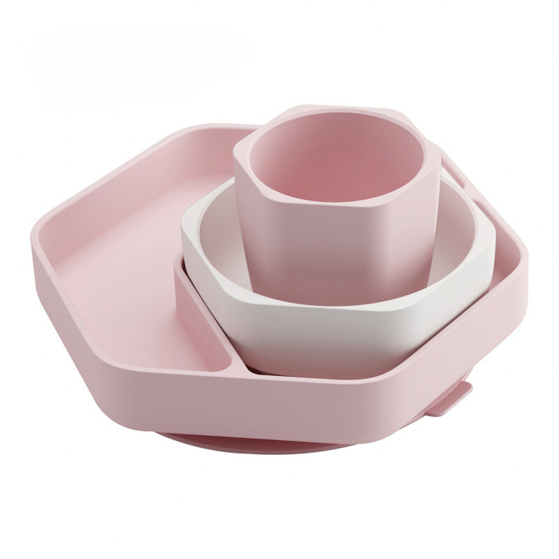 Toddler feeding set (pink)