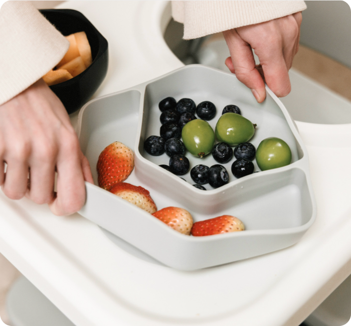 Toddler Feeding Set (Gray)