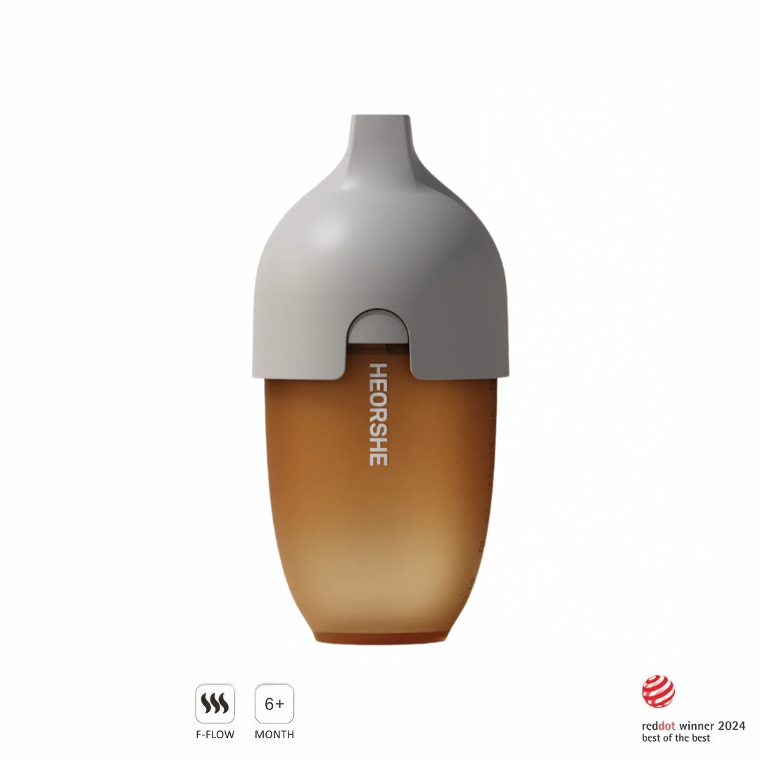 Ultra Wide Neck Baby Bottle 240ml (Grey)