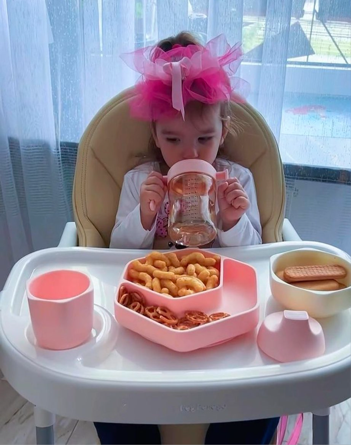 Toddler feeding set (pink)