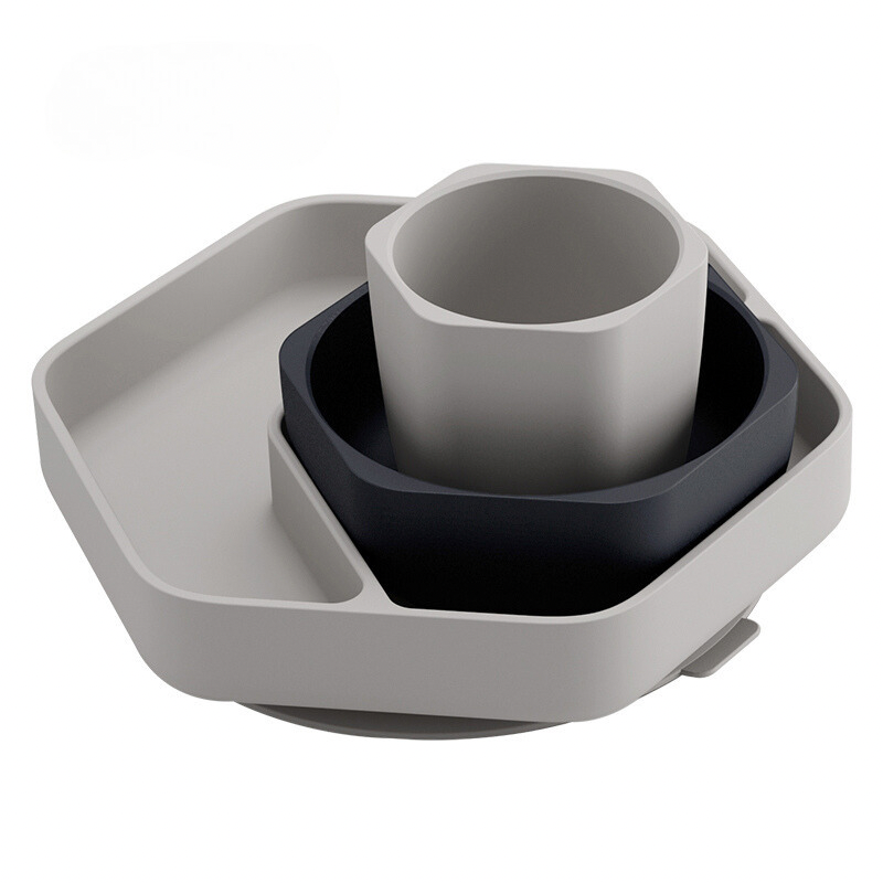 Toddler Feeding Set (Gray)