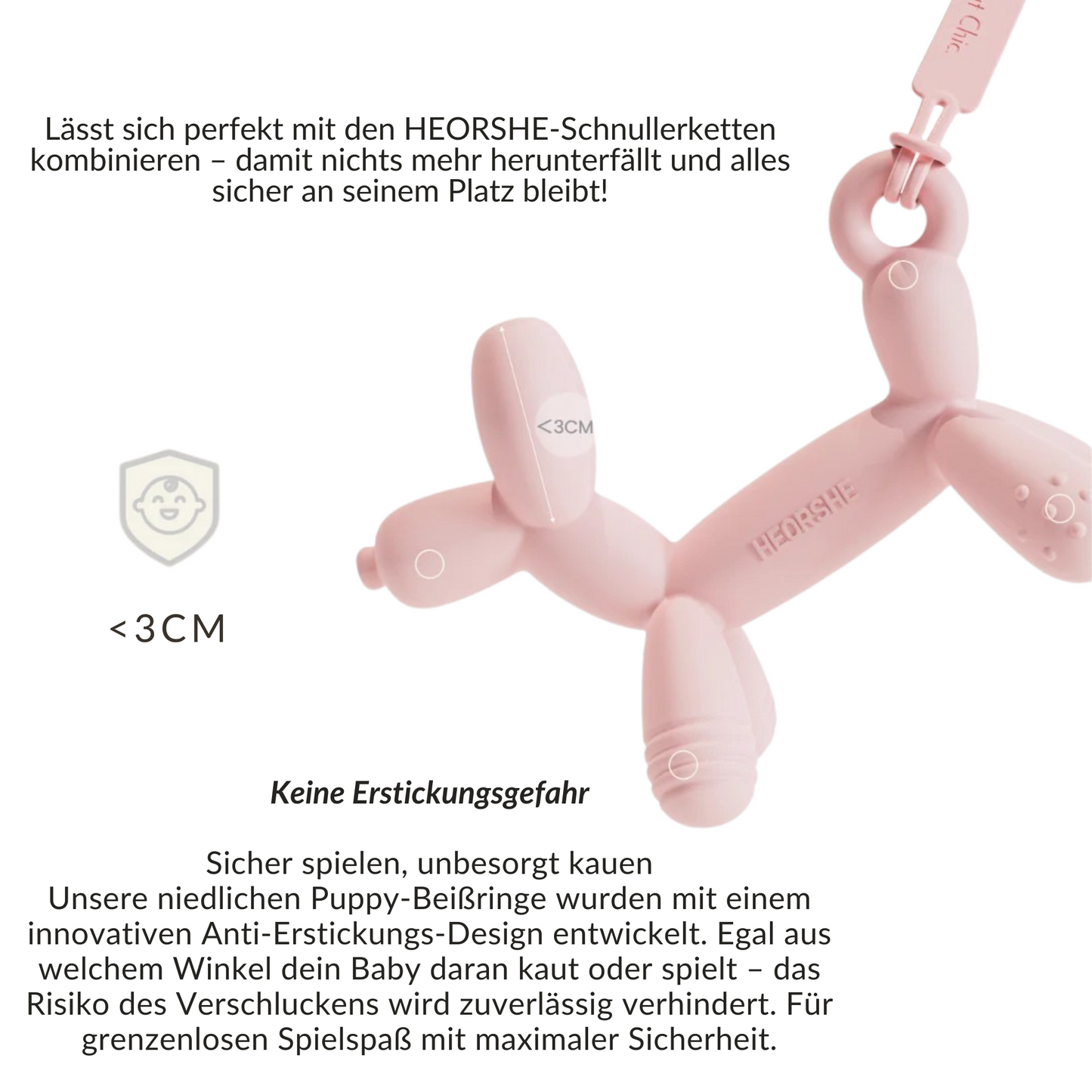 Puppy Teether (Pink)