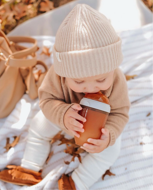 Ultra Wide Neck Baby Bottle 240ml (Grau)