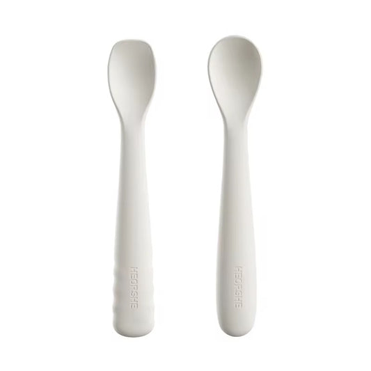 Baby Feeding Spoon Set (White)