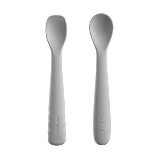 Baby Feeding Spoon Set (Gray)