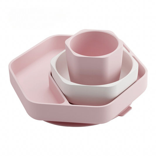 Toddler feeding set (pink)