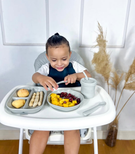 Baby Feeding Spoon Set (Gray)