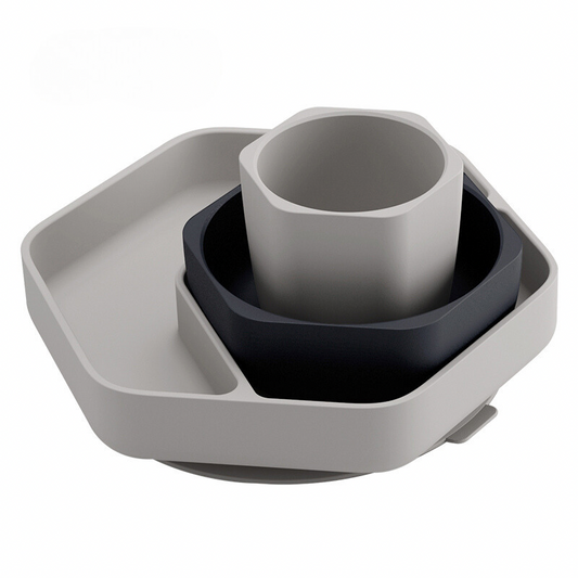 Toddler Feeding Set (Gray)