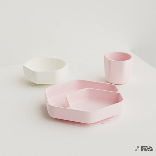 Toddler feeding set (pink)