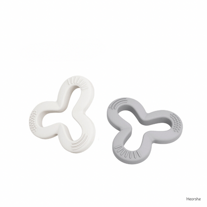 Shamrock Teething Ring Set