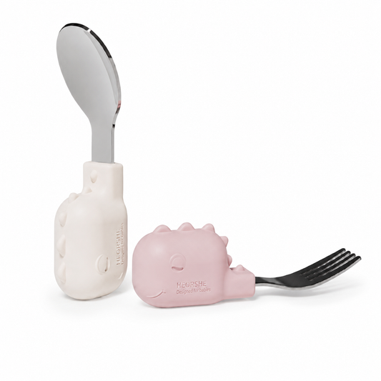 Baby Fork & Spoon Set – Sicheres Lernbesteck für selbstständiges Essen